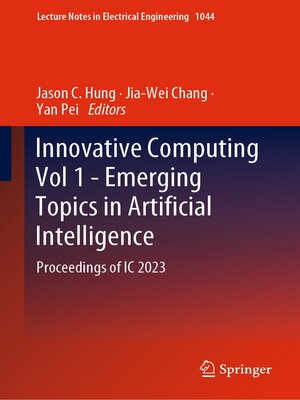 cover image of Innovative Computing, Volume 1